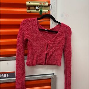 Zara Pink Teddy Jacket
